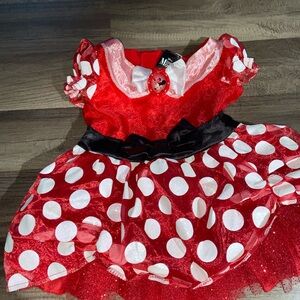 Disney Red and White Polka Dot Kids Costume
